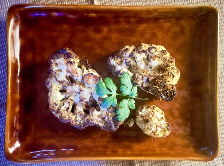 What’s cooking today: Cauliflower steaks with garlic and cumin