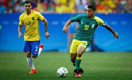 No way, Bra! Ten-man Bafana hold on for draw in Olympic opener