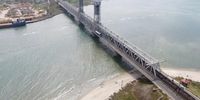 The damage caused to the bridge west of Odesa over the Dniester estuary by Russian missiles has closed this route for export, with 4.5 million tonnes of grain now backed up in Ukraine’s Black Sea ports. (Photo: Ukrainian Ministry of Defence)