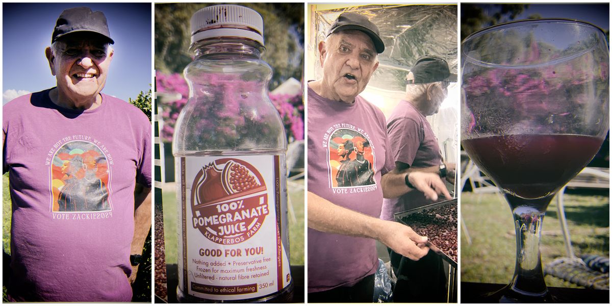 Anti-apartheid activist Jack Lewis takes on pomegranate farming