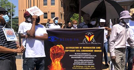 Activists march to force signing of Copyright Amendment Bill