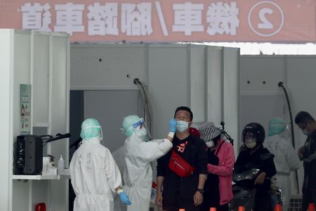 Taiwan's Covid-19 cases reach plateau