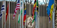 The WHO logo and US flag in front of the organisation’s headquarters Geneva, Switzerland, shortly after US President Donald Trump announced his intention to withdraw the US from the WHO. (Photo: Robert Hradil / Getty Images)