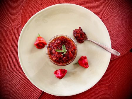 What’s cooking today: Red chilli chutney