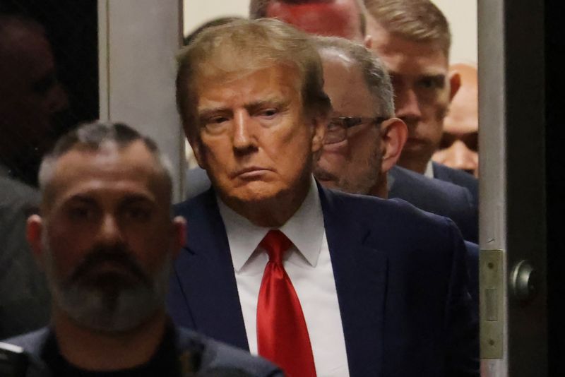Trump pleads not guilty to 34 criminal charges in New York