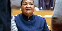 Deputy Minister Shela Polly Boishelo, testifies   at the Parliamentary Ad Hoc Committee inquiry into alleged corruption and political interference in the criminal justice system at Good Hope Chambers on November 04, 2025 in Cape Town(Photo: Gallo Images / Brenton Geach)