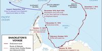 Shackleton's voyage. Encyclopedia Britannica. Image: WikiCommons