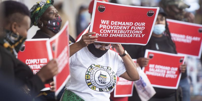 ANC staff picket for the first time since unbanning in 1990 as state ...