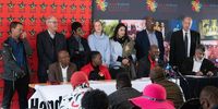A coalition of civil society groups briefed media on 18 July 2019 about defending those fighting against corruption. (Photo: Lelethu Tonisi)