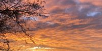 A divine sunrise over our beautiful country. 14 June 2022. Ethekwini. Image: Shalen Misser. 
