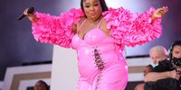NEW YORK, NEW YORK - SEPTEMBER 25: Lizzo performs onstage during Global Citizen Live, New York on September 25, 2021 in New York City. (Photo by Theo Wargo/Getty Images for Global Citizen)