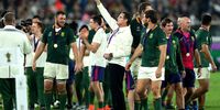 Head coach Rassie Erasmus of South Africa celebrates following the Rugby World Cup 2019 Final between England and South Africa at International Stadium Yokohama on November 02, 2019 in Yokohama, Kanagawa, Japan. (Photo: Hannah Peters / Getty Images)