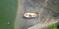 Historic-low water levels reveal shipwreck in Germany, and more from around the world