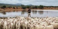 Sean Hobson of Martyrsford, the oldest Angora goat stud farm in South Africa. Image: Chris Marais