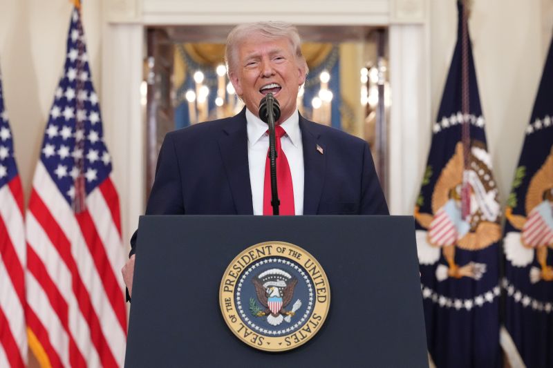 Trump touts gains against Iran but gives no timeline to end war