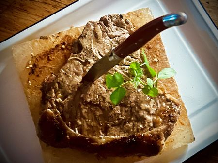 Throwback Thursday: Salt rock T-bone steak