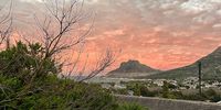 Sunrise Sky Hout Bay, 1st July. Image: John Routley