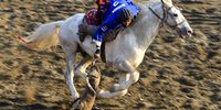 epaselect epa10374638 An Afghan horse rider competes for the goat during a Buzkashi tournament match between teams from Balkh and Panjshir, in Kabul, Afghanistan, 20 December 2022. This year teams from Kandahar, Samangan, Balkh, Jawzjan, Kunduz, Takhar, Bamyan, Baghlan, Nuristan, Panjsher, Logar and Faryab are participating in the competition, which will continue for ten days.  EPA-EFE/STRINGER