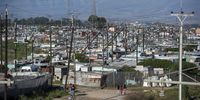 A view looking across RR Section informal settlement, Khayelitsha Cape Town COVID-19 lockdown, 14 April 2020. (Photo: David Harrison)