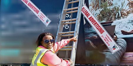 Every single billboard on R21 to OR Tambo Airport is illegal, says Sanral