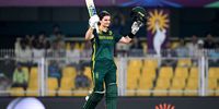 Laura Wolvaardt celebrates her semifinal century on 29 October 2025. (Photo: Prakash Singh / Getty Images)