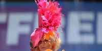 Racegoers are pictured during Ladies Day of the Derby Festival at Epsom Downs Racecourse on June 02, 2023 in Epsom, England. (Photo by Warren Little/Getty Images)