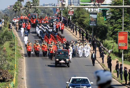 Thousands gather to bid farewell to Kenya's longest serving leader Moi