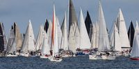 The start of Barcolana number 56, the largest regatta in the world taking place since 1969, with 1,757 boats registered in this year's event, in Trieste, Italy, 13 October 2024.  EPA-EFE/GABRIELE COZZOLI