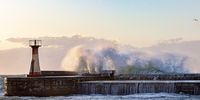 [Sunrise at Kalk Bay, waiting for big waves and catching small ones instead]. Photographer: [Nicky Elliott].