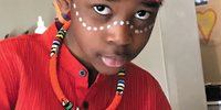 Kabelo Robertson, 10, Grade 4. Photo Helen McDonald