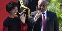 Deputy President David Mabuza and his wife Nonhlanhla Patience Mnisi during the inauguration of Cyril Ramaphosa  on 25 May 2019 in Pretoria. (Photo: Lefty Shivambu / Gallo Images )