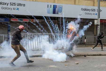 Kenya police fire tear gas, water cannon on anniversary of pro-democracy protests