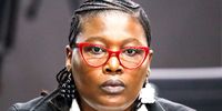 Complainant Andiswa Mengo at the Judicial Tribunal Hearing at the Capital Hotel in Sandton on 5 May 2025. (Photo: Gallo Images / Luba Lesolle)