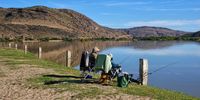 Fishing at Boegoeberg Dam – what can be more relaxing? (Photograph: Chris Marais)