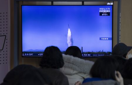 North Korea fires missiles into sea amid talks of limiting US military role