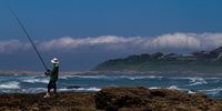 Cold front approaching. Umzumbe beach KZN South Coast.