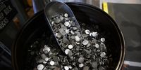 Nickel chips ready for shipment. (Photo: Cole Burston / Bloomberg via Getty Images)