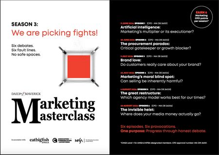 Six fault lines, one stage: Daily Maverick Marketing Masterclass Season 3 platforms tough debates