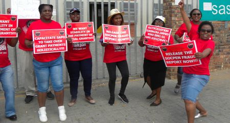 Sassa workers strike over buggy biometric system