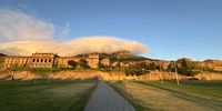 Sunrise over UCT. Photographer: Ebbie Rabie