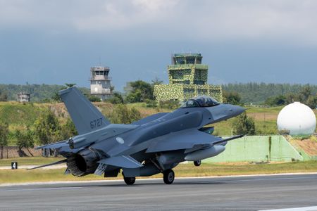 Taiwan’s first two F-16V fighter jets arrive to bolster defences against China
