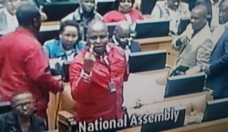 Deja-hullaballoo: Another EFFing walk-out as Parliament’s Mr Rich gets grilled