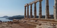 Temple of Poseidon at Sounion June 2023. Photographer: Bastienne Klein. 
