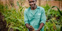 Head market gardener Efias Banda. (Photo: John Armstrong)