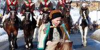 Polish highlanders in traditional outfits take part in the pageant opening of the 51st Highland Carnival in Bukowina Tatrzanska, in the Tatra Mountains, southern Poland, 09 February 2023. Traditionally, carnival begins with the passing of bands and invited guests through the streets of Bukowina Tatrzanska. Carol singers and traditional dance performances are also planned for the event.  EPA-EFE/Grzegorz Momot POLAND OUT