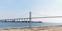Iconic 3 kilometre long Maputo to Katembe bridge. Built by the Chinese at a cost of some R1.2 billion. Image: Bryce Biggs