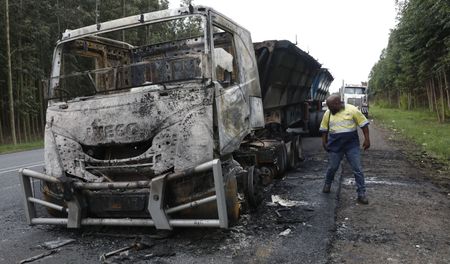 Army sent to hotspots to curb truck arson attacks