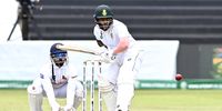 Proteas skipper Temba Bavuma reached his 22nd half-century in Test cricket, during the second day of the first Test match between South Africa and Sri Lanka at Kingsmead Stadium in Durban on 28 November 2024. (Photo: Darren Stewart / Gallo Images)
