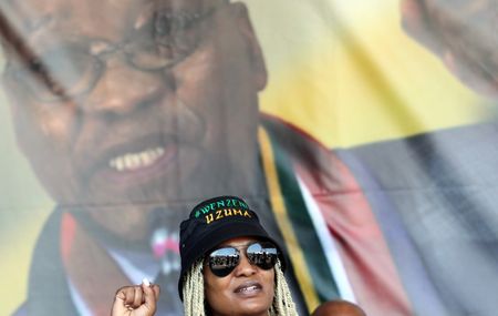 Vote ANC despite current leadership behaviour, Zuma tells supporters in video link at rally of the faithful